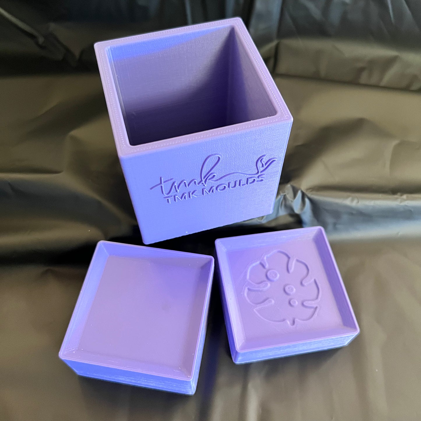 3 Piece Press Moulds and Plates Square Shaped