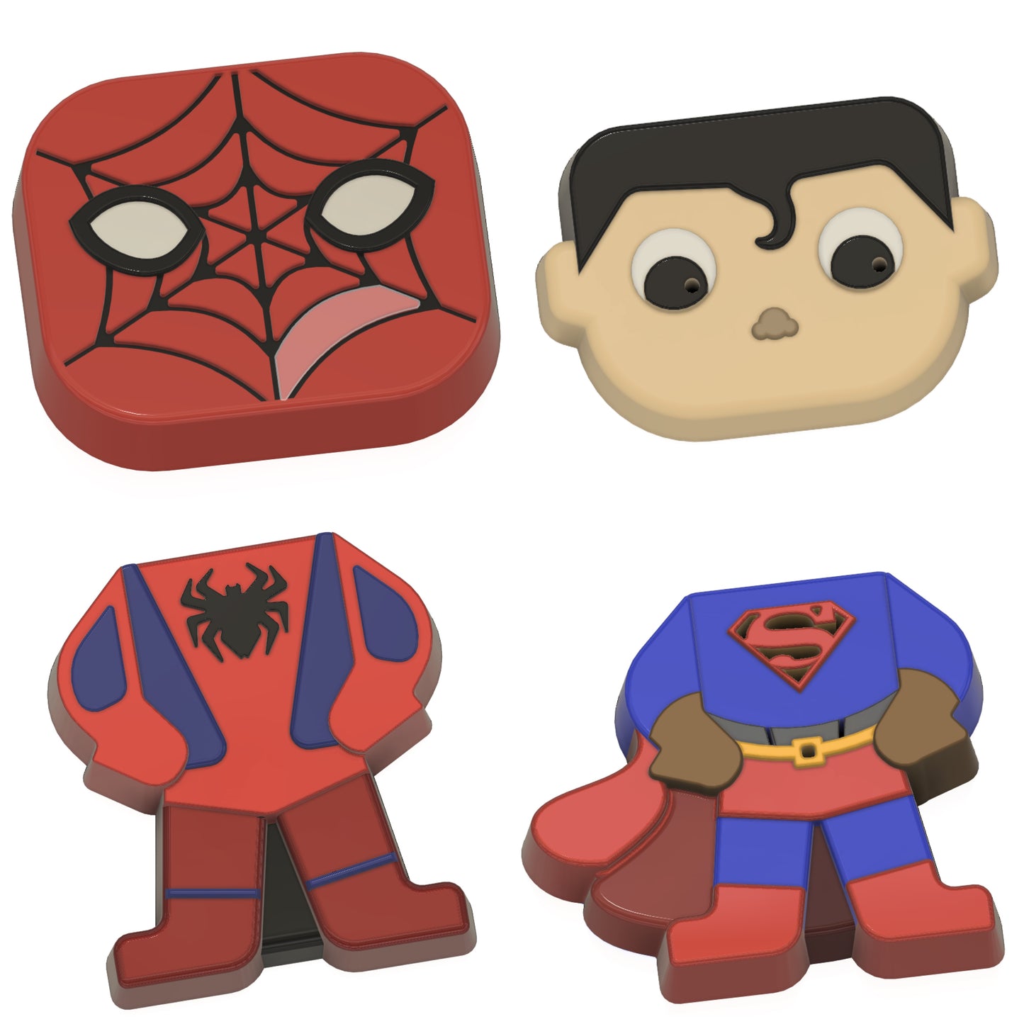 SuperGuy & Lil Superguy (Vacuum Form Mould)