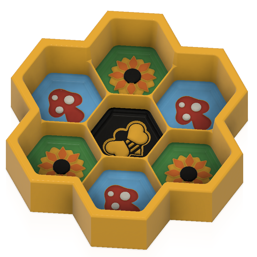 HoneyComb Snap (3D Printed)