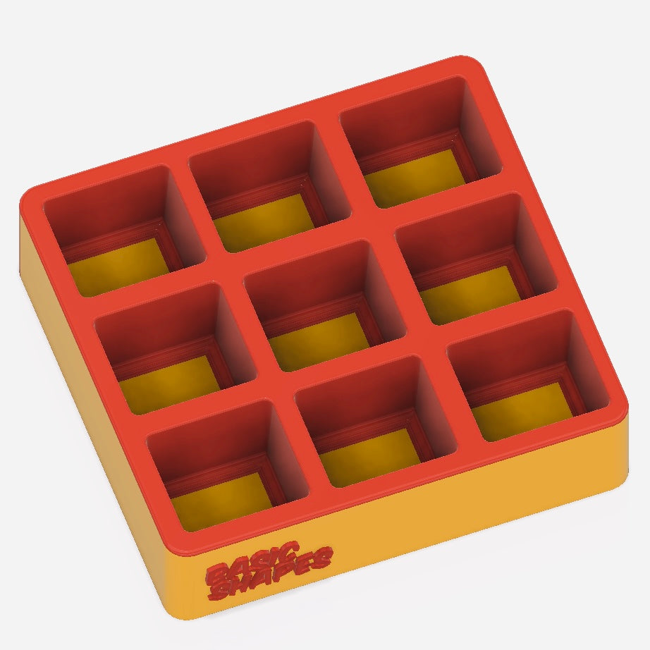 Basic Shapes Confetti Moulds and Plungers (Sold as a complete set) OR (SOLD Separately)