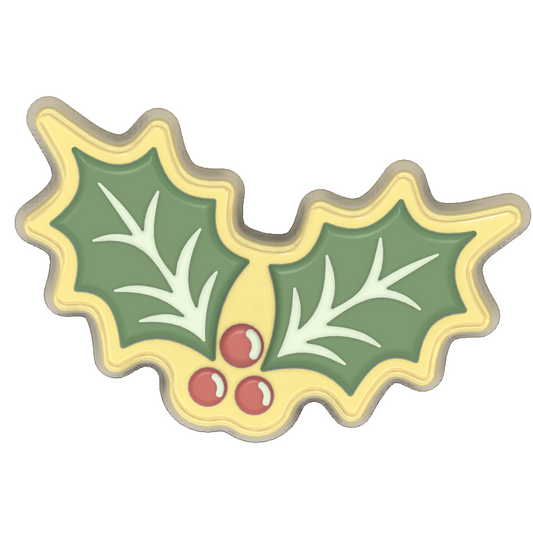 Holly Hybrid Mould Christmas 2025 (3D Printed)