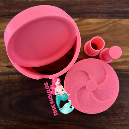 3 Piece Bubble Wand Moulds