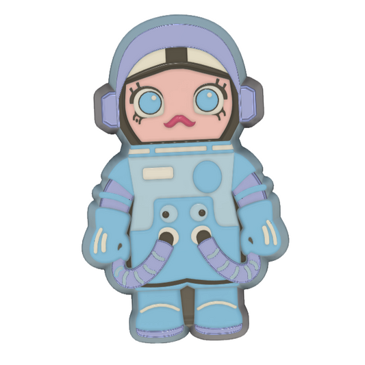 Space Molly with Body (3D Printed)