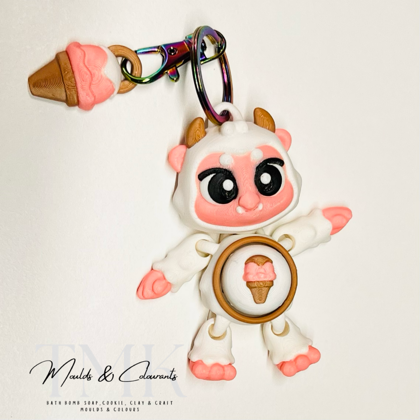 Cute Yeti Large Flexi Fidget Clickers