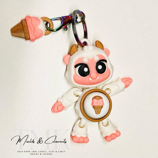 Cute Yeti Large Flexi Fidget Clickers