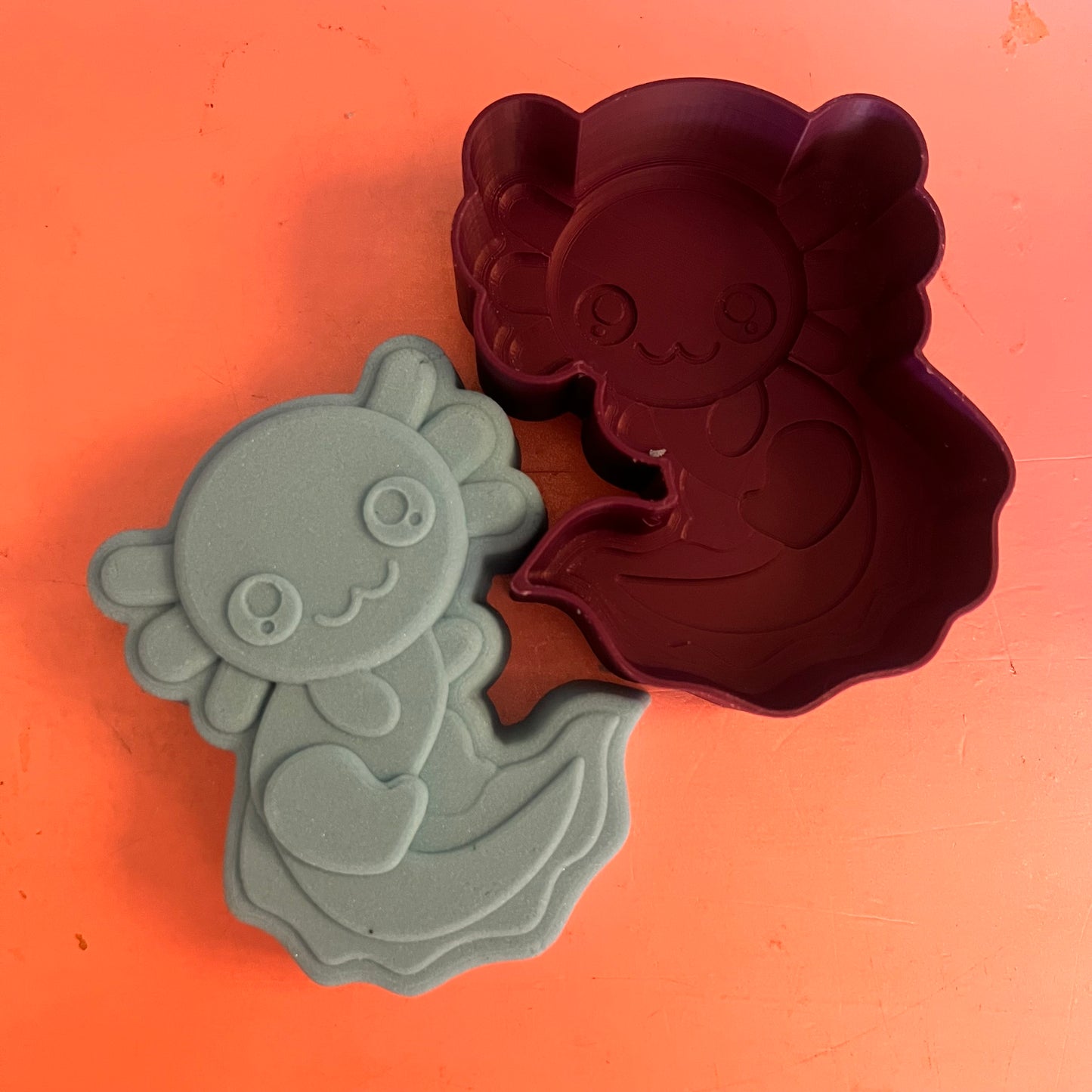 Axolotl Hybrid Mould (3D Printed)