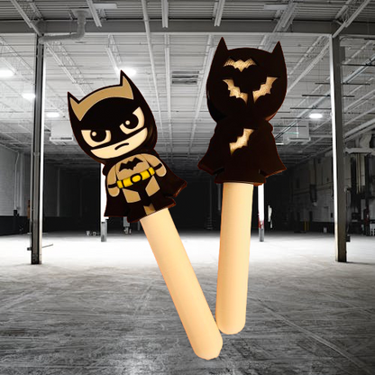 Batman Full Colour Bath Bomb Wands 10x orx5 (3D Printed)