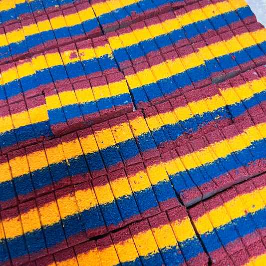 Rainbow Bright Embeds for Bath Bombs