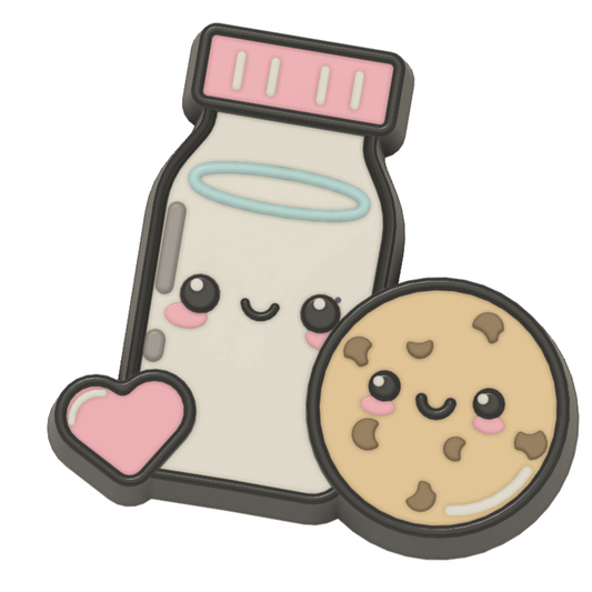 Milk & Cookies  (3D Printed)