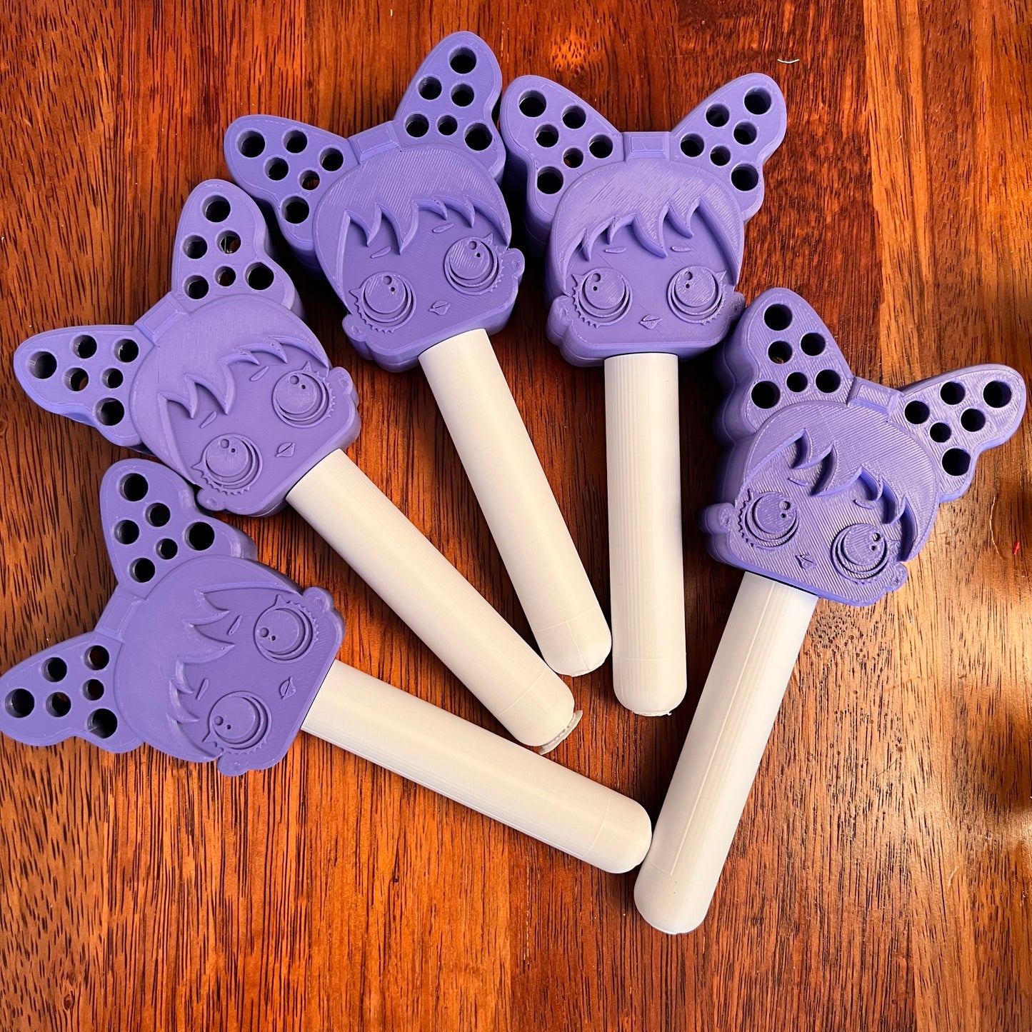10x Mini Magic Bath Bomb Wands with matching colour handle (Colours in description)