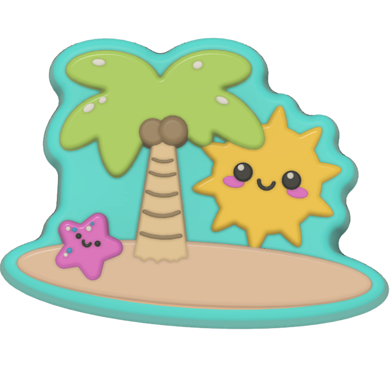 Beach Collection 6x Different Moulds (3D Printed)