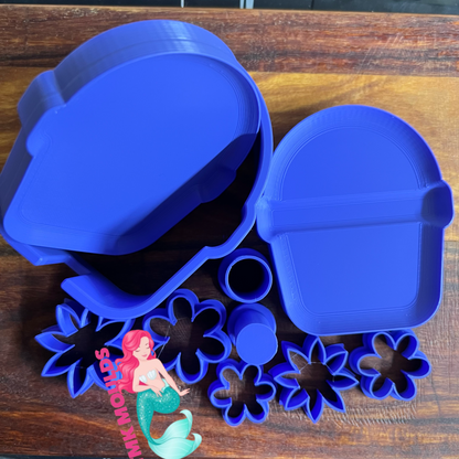 3 Piece Bubble Wand Moulds