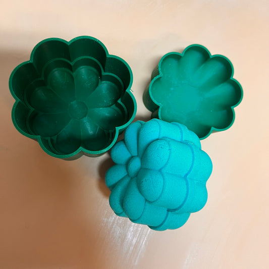 Daisy Jelly Cup 3 Piece Press Mould