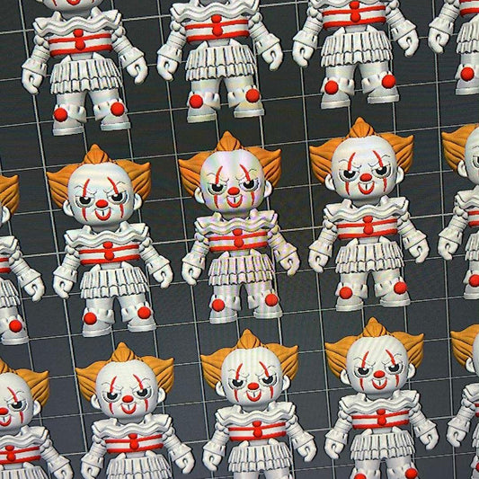 10x Articulated Flexi IT Toys for Bath Bombs