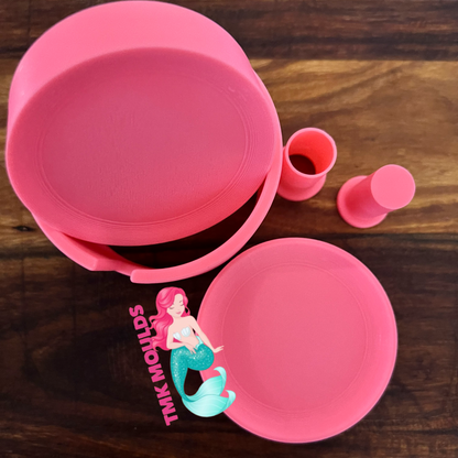 3 Piece Bubble Wand Moulds