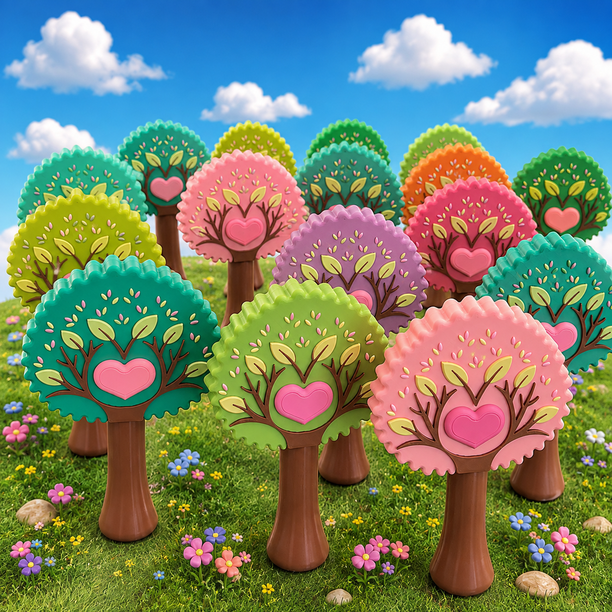 Heart Tree Magic Bath Bomb Wands *Stands on its own!