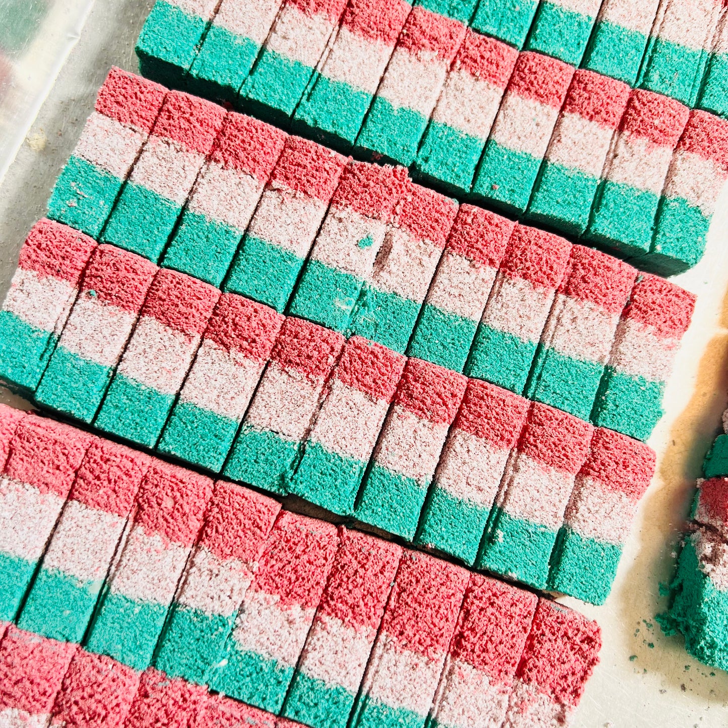 Pink & Teal Micro Glitter Embeds for Bath Bombs