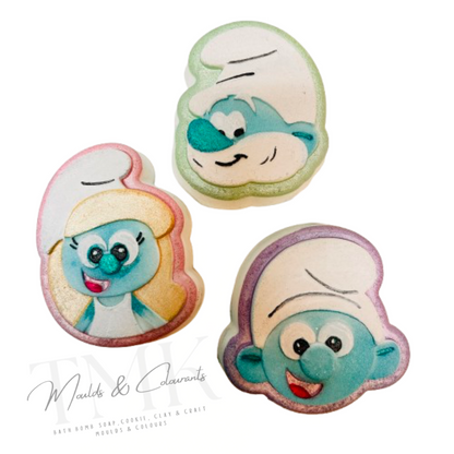 Smurfs HYBRID 3D Printed Moulds