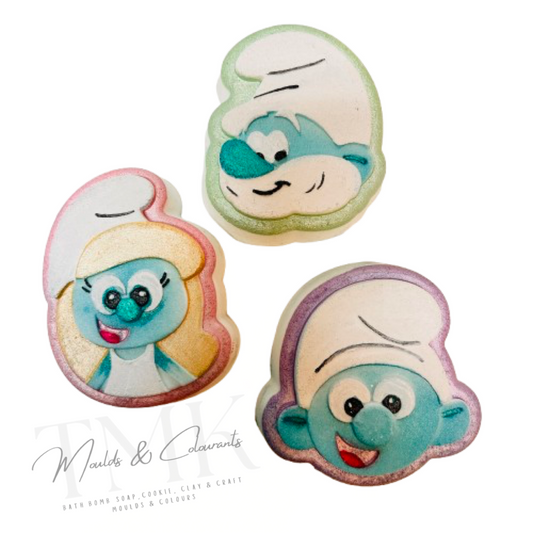 Smurfs HYBRID 3D Printed Moulds