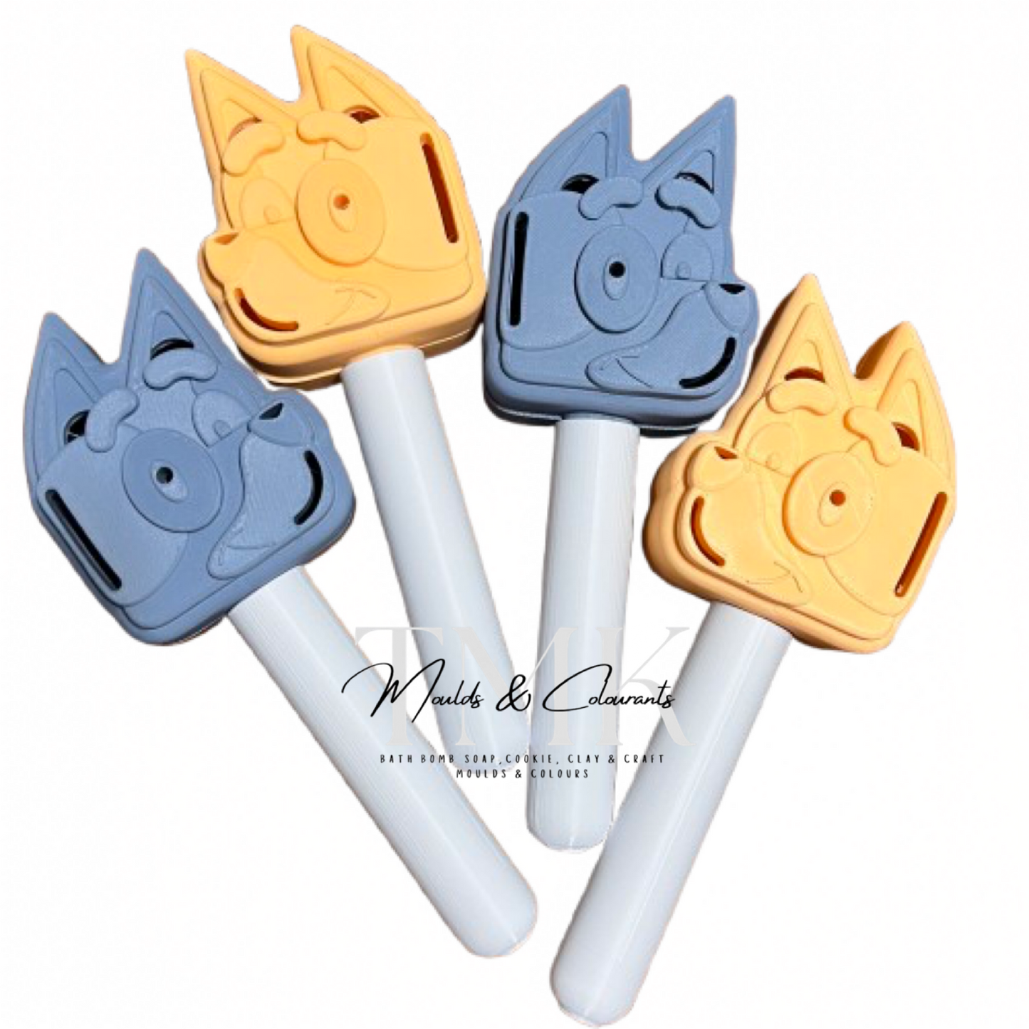 10x Mini Magic Bath Bomb Wands with matching colour handle (Colours in description)