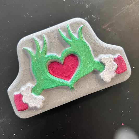 Grinch Heart Hands (Vacuum Form Mould)❤️