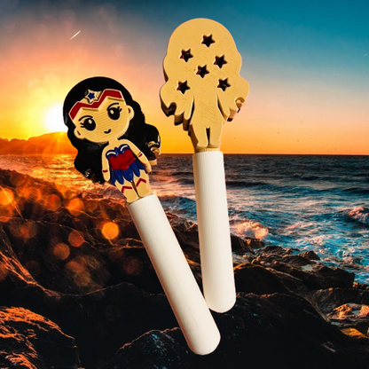 Wonderwomen Full Colour Bath Bomb Wands 10x orx5 (3D Printed)