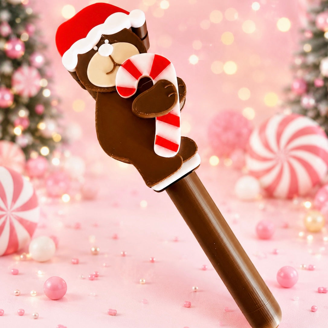 Teddy Xmas Bath Bomb Wands STL