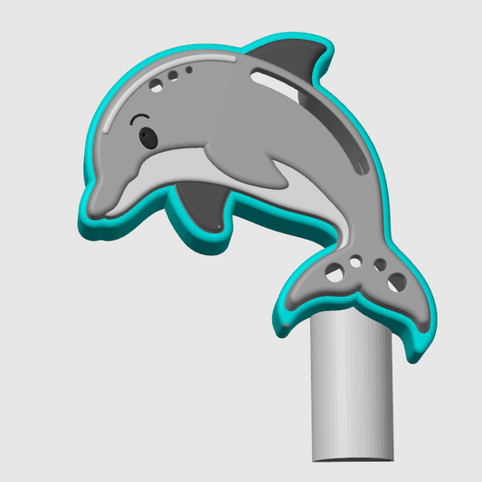 Dolphin Style Magic Bath Bomb Wands