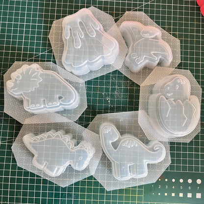 Prehistoric Dinosaur Collection (Vac Formed)6 in total in 3 Sizes each