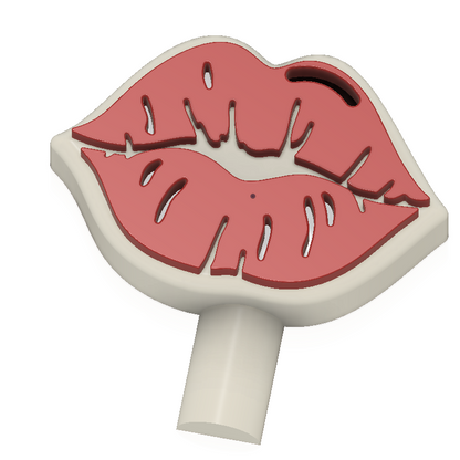 Valentines Lips Style Magic Bath Bomb Wands