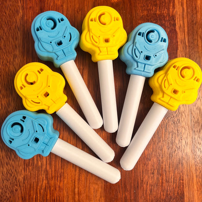 10x Mini Magic Bath Bomb Wands with matching colour handle (Colours in description)