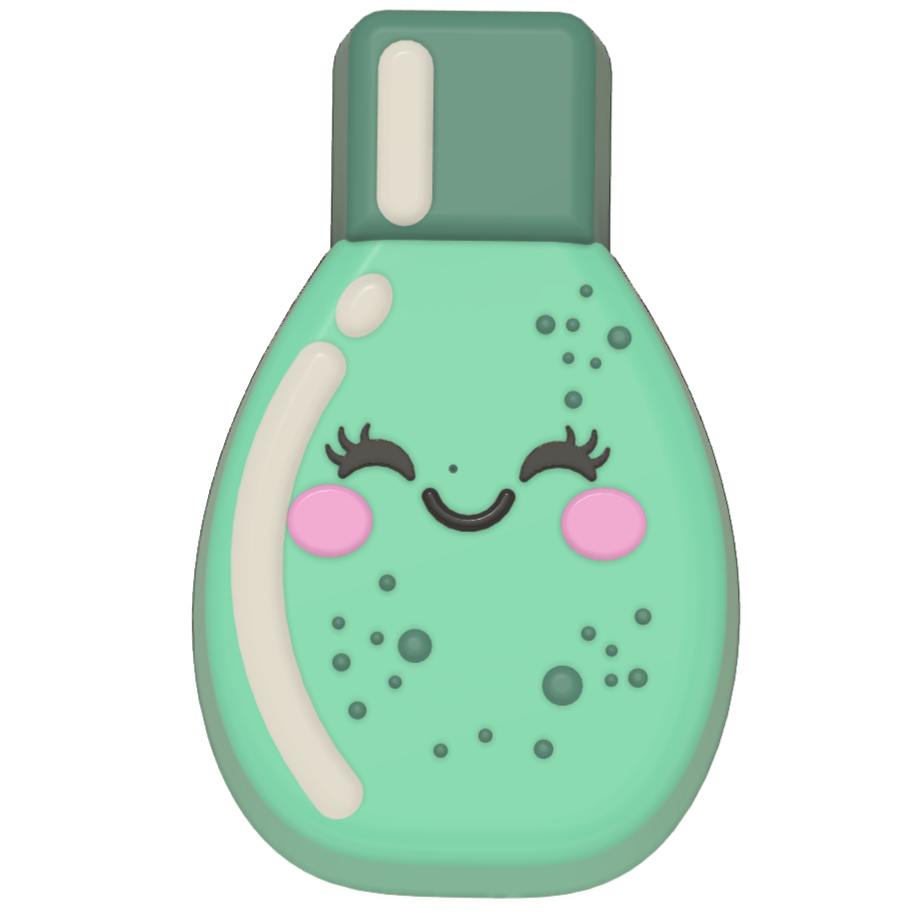 Cosmetics Packaging Kawaii Collection Hybrid Moulds 9 in total in 3 Sizes each