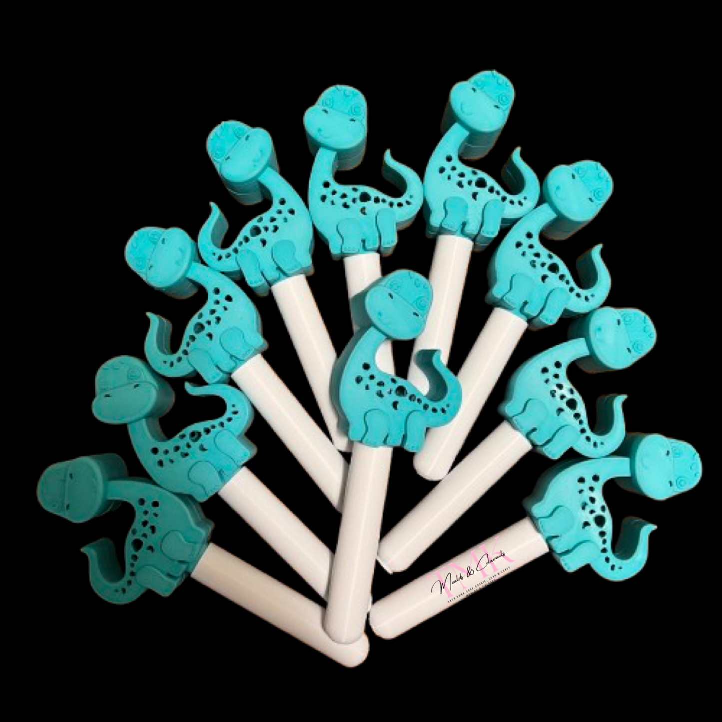 10x Mini Magic Bath Bomb Wands with matching colour handle (Colours in description)