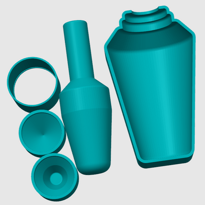 Shaker Bottle GemBox STL
