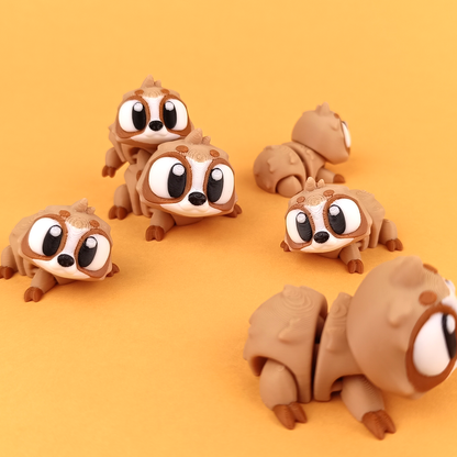 Animals you might see at the Zoo Articulated Fleci 3D prints