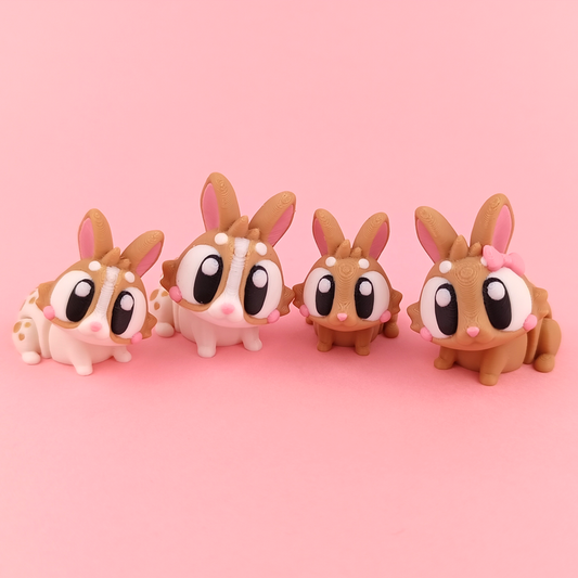 Animals you might see at the Farm Mini Articulated 3D Prints for Bath Bombs