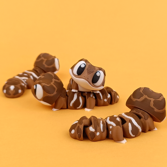 10x 3D Printed Mini Articulated Gecko for Toy Surprise Bath Bombs