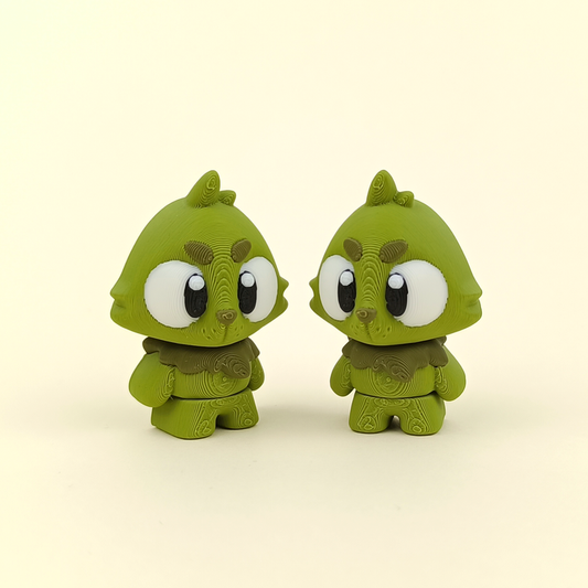 10x 3D Printed Mini Articulated Christmas Baby Grinch on a Shelf for Toy Surprise Bath Bombs