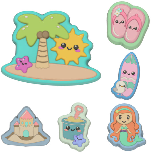 Beach Collection 6x Different Moulds (3D Printed)