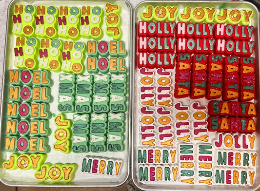 Christmas Text Hybrid Mould Christmas 2025 (3D Printed)