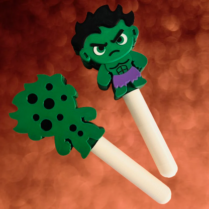 Hulk Full Colour Bath Bomb Wands 10x orx5 (3D Printed)