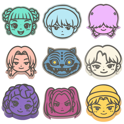 Demon Hunters Collection Vac Form or Hybrid Moulds (3D Printed)