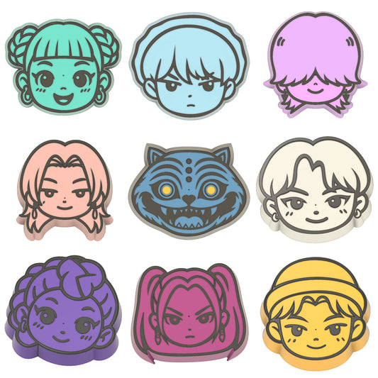 Demon Hunters Collection Vac Form or Hybrid Moulds (3D Printed)