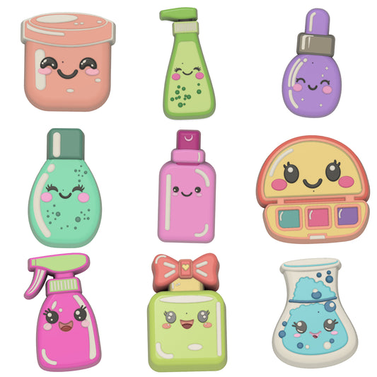 Cosmetics Packaging Kawaii Collection Hybrid Moulds 9 in total in 3 Sizes each