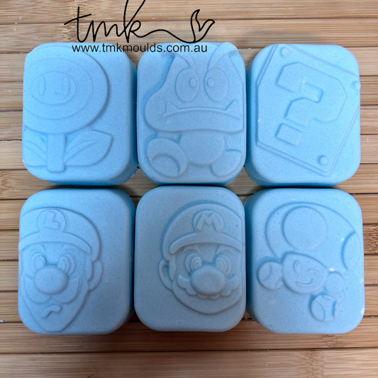 Mario & Luigi  Cubes (Vacuum Form Mould)