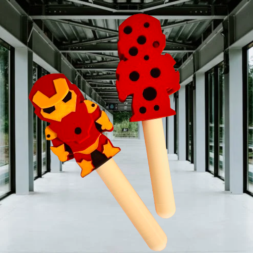 Ironman Full Colour Bath Bomb Wands 10x orx5 (3D Printed)