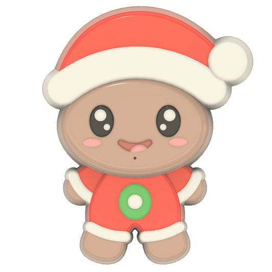 Christmas Sweet Gingerbread Hybrid Mould Christmas 2025 (3D Printed)