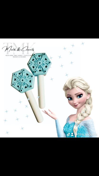 10x Mini Magic Bath Bomb Wands with matching colour handle (Colours in description)