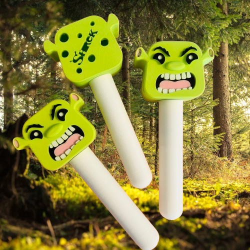 Shrek Full Colour Bath Bomb Wands 10x orx5 (3D Printed)