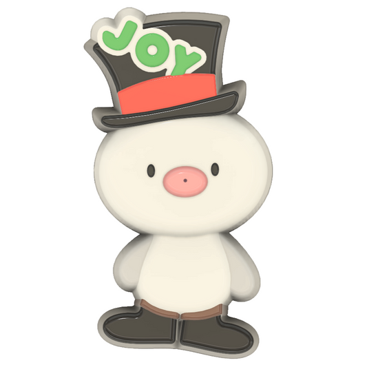 Christmas Joy Snowman Hybrid Mould Christmas 2025 (3D Printed)